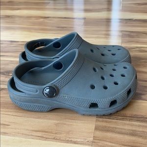 Toddler boy crocs gray size 10